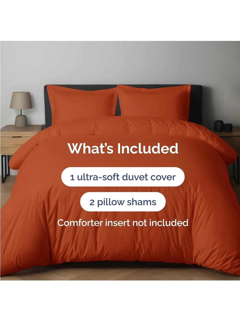 NEW Queen Duvet Cover Set - Extra Soft. 90